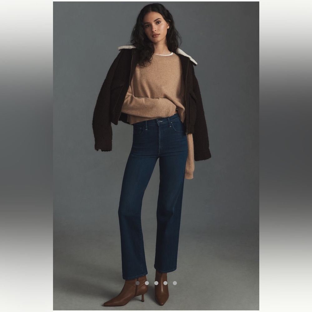 New MOTHER The Rambler Zip Ankle Jeans!